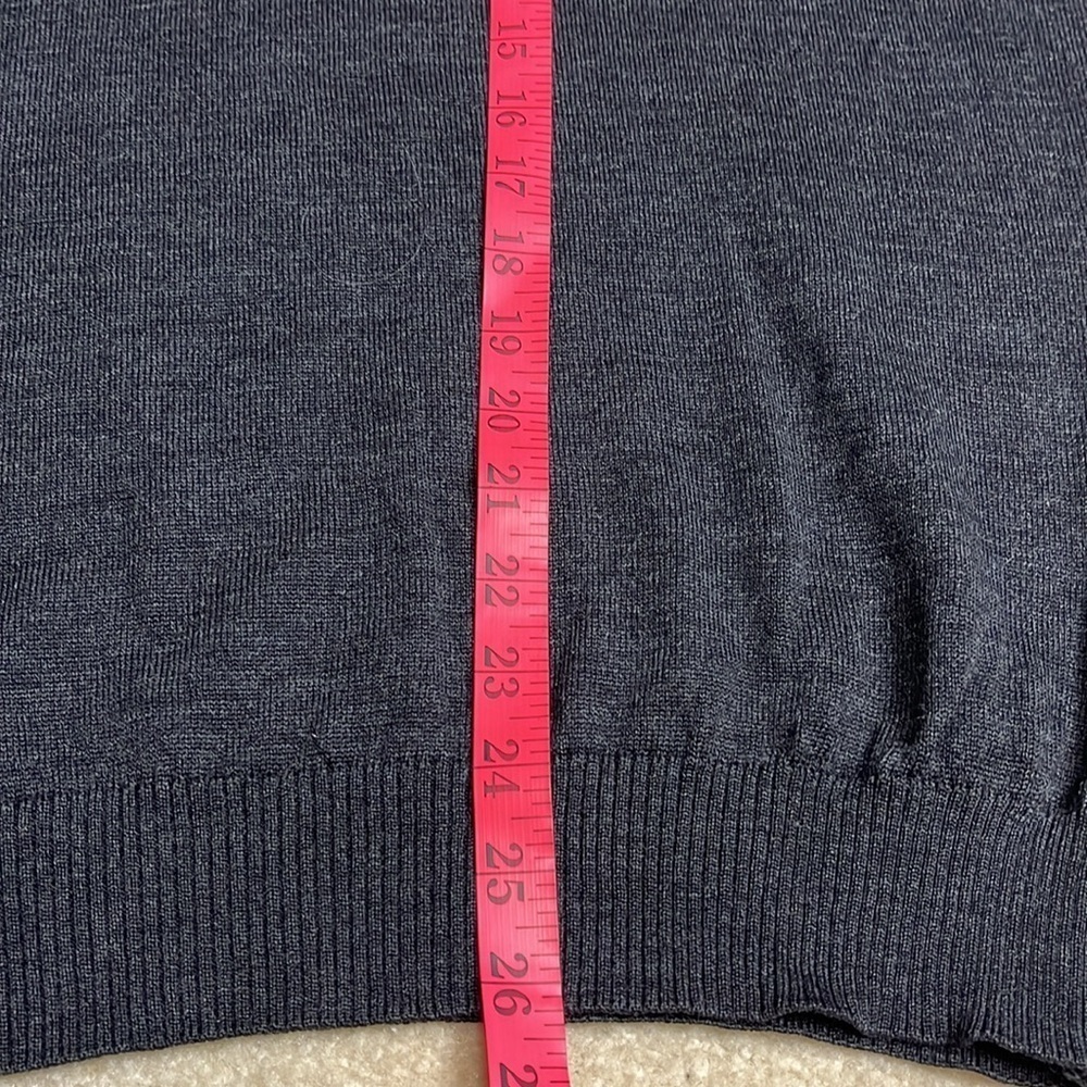 ⭐️ Marz dark grey merino wool sweater- size 52 (see measurements in description) - Picture 13 of 13